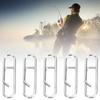 100PCS Stainless Steel Fishing Change Snaps Lightweight Fishing Lure Connectors  Kayak Drifting