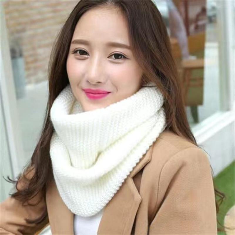 Elegant Thick Winter Scarf For Women Windproof Breathable Infinite Loop Neck Warmer With Soft Style Machine Washable