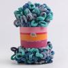 Hand-woven Chenille Yarn Polyester Knitting Yarn 100g Finger Loops Yarn