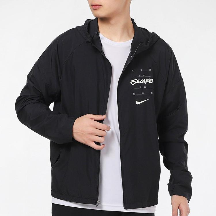 Nike Jackets Men's Black Hooded Moderate Other DA1167-010