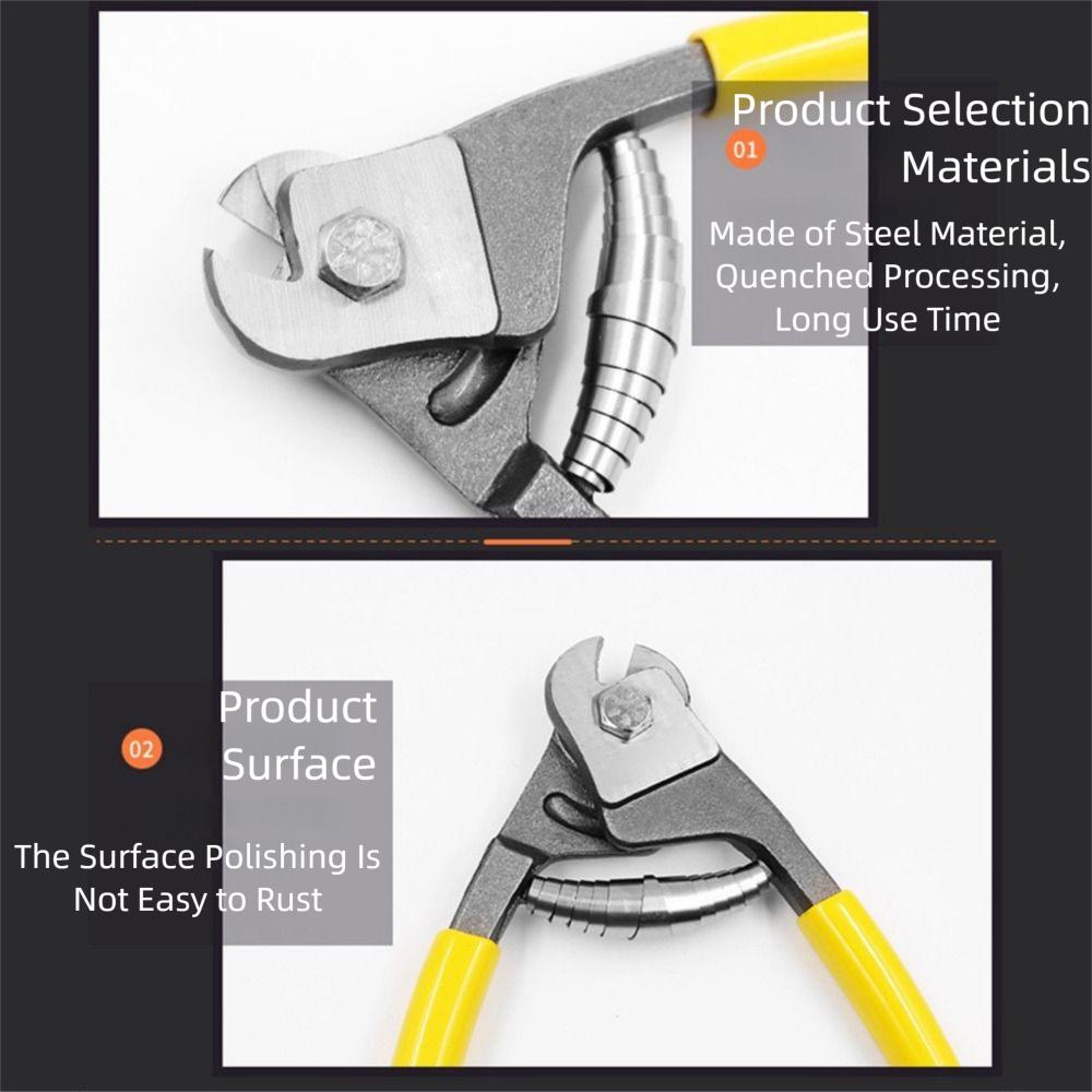 Waterproof Bike Wire Pliers Large Opening Cable Wire Pliers Durable Wire Stripper Hardware Tool