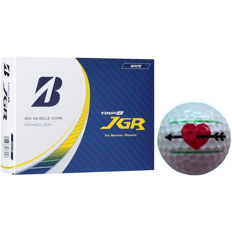 

[Hapiraki_Golf Line] golf ball TOUR B JGR 2023 model Contains 3 lines (1 dozen white hearts)