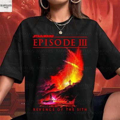 Camiseta Star Wars La Venganza de los Sith Unisex Camiseta Anakin Skywalker Nueva S-5XL Camiseta Unisex