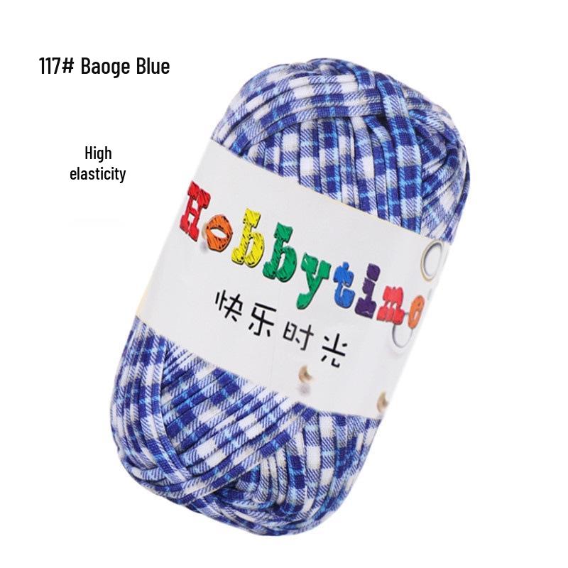 Cloth Strip Yarn DIY Crochet Kit: Handmade Bag, Knitting Material for Cushions, Carpets, and Dolls