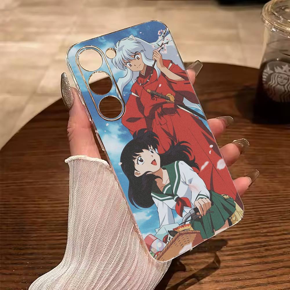 L-L-Inuyasha Phone Case For Samsung Galaxy A71,A70,A52,A51,A40,A30 Transparent Cover