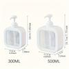 300/500 ml tvålautomater för badrum Refillable Lotion Shampoo Shower Gel Hållare Bärbar Rese Dispenser Tom Bad Pumpflaska