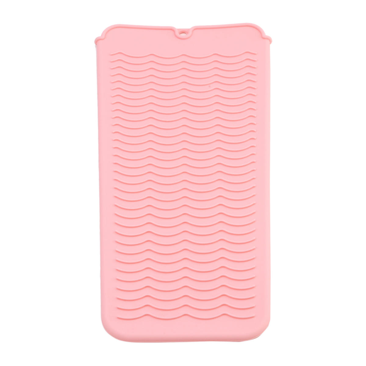 

1 шт. Многофункциональный силиконовый термостойкий коврик Изоляционный коврик для выпрямителя волос Термостойкая плойка Плойка Утюжки для волос one size розовый