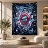 Dekoratives Wandbehang, FC Bayern München Aufdruck Wandkunst, Leichte Wanddekoration für Schlafzimmer Hintergrund