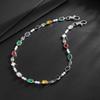 IngeSight.Z New HipHop Luxury Imitation Pearl Keychain Belt Chain Men Creative Punk Trouser Jeans Pants Chain Jewelry Accessory