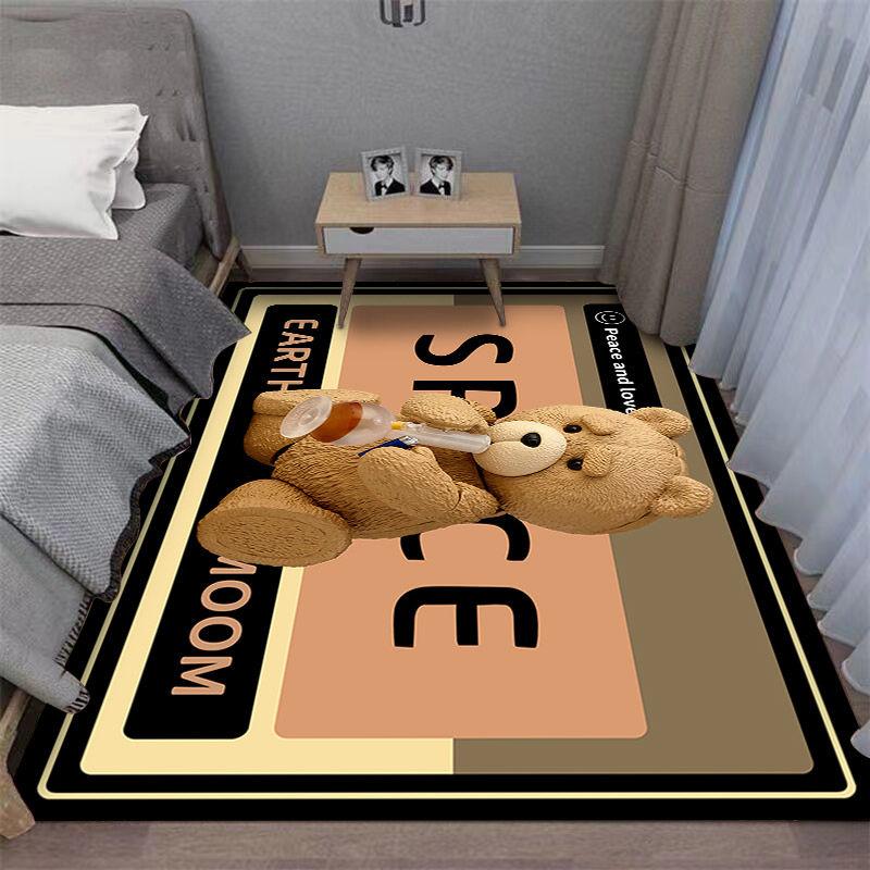 Sypialnia, dywanik przyłóżkowy Spersonalizowany pełny pokrowiec Salon Garderoba Odporny na brud Antypoślizgowy