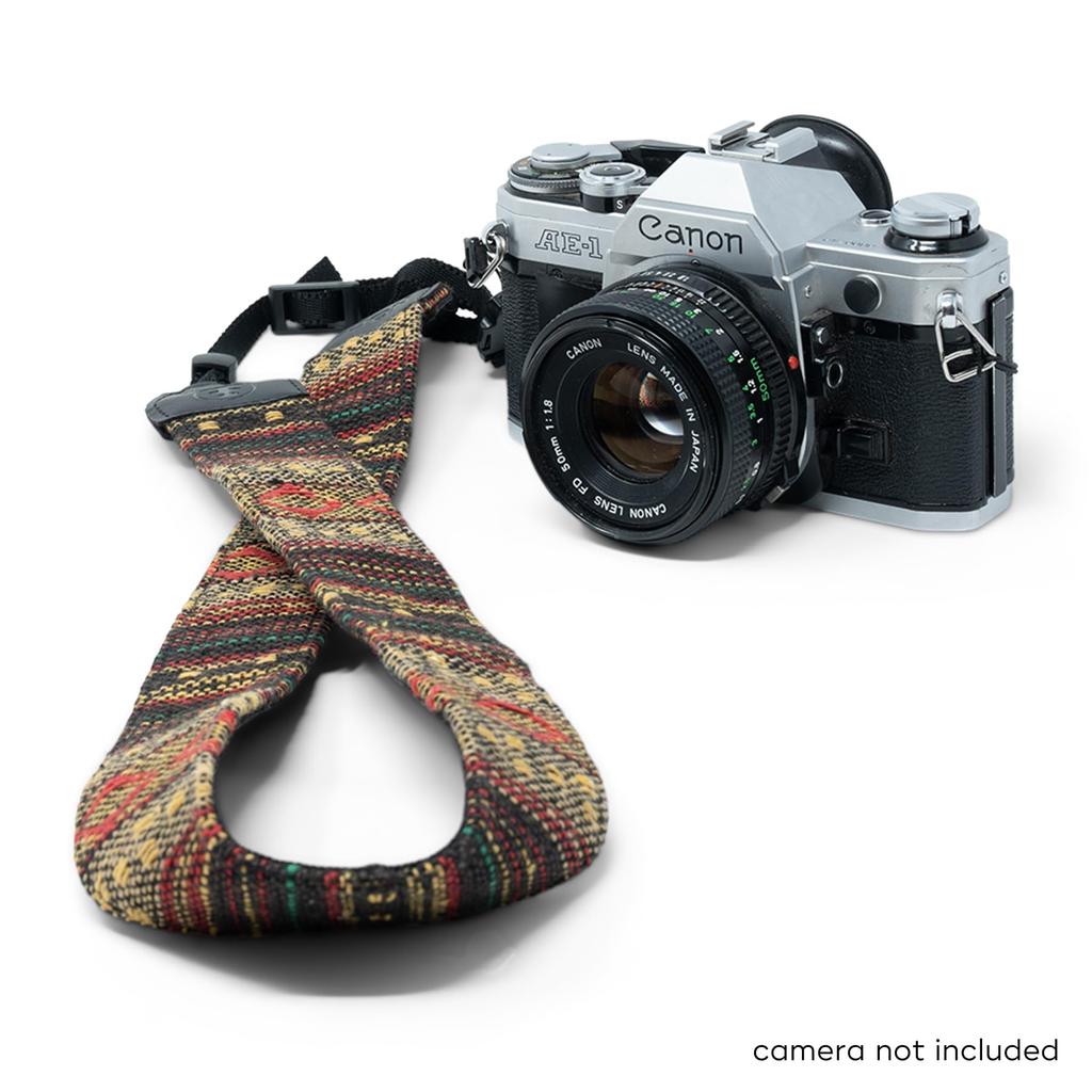 Nocs Provisions Binocular Strap Tapestry Natural Accessory Genuine Colorful Outdoor Sports Watching Live Performance (Woven Strap) Cotton/Polyester