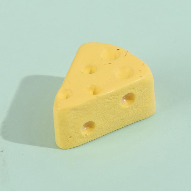 10 Stück/Los Miniatur Essen 1/6 Mini Käsekuchen Puppenhaus