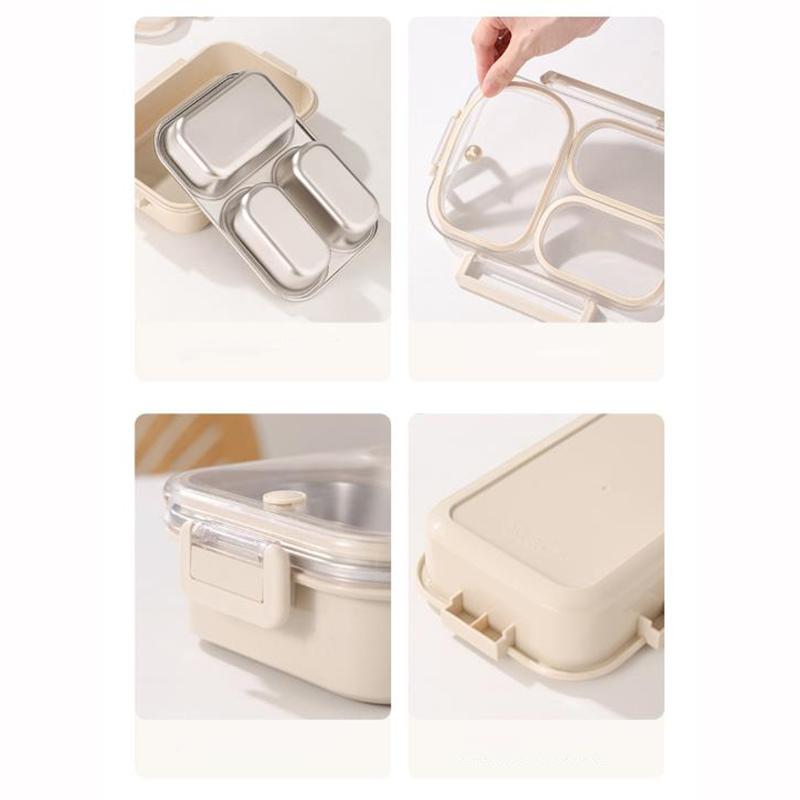 Anti Smell Lunch Box Heat Preservation Lock Fresh Student Office