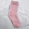 3PAIRS medium tube women's autumn and winter thick socks, warm and cold-proof, simple design in solid color, versatile for commuting!