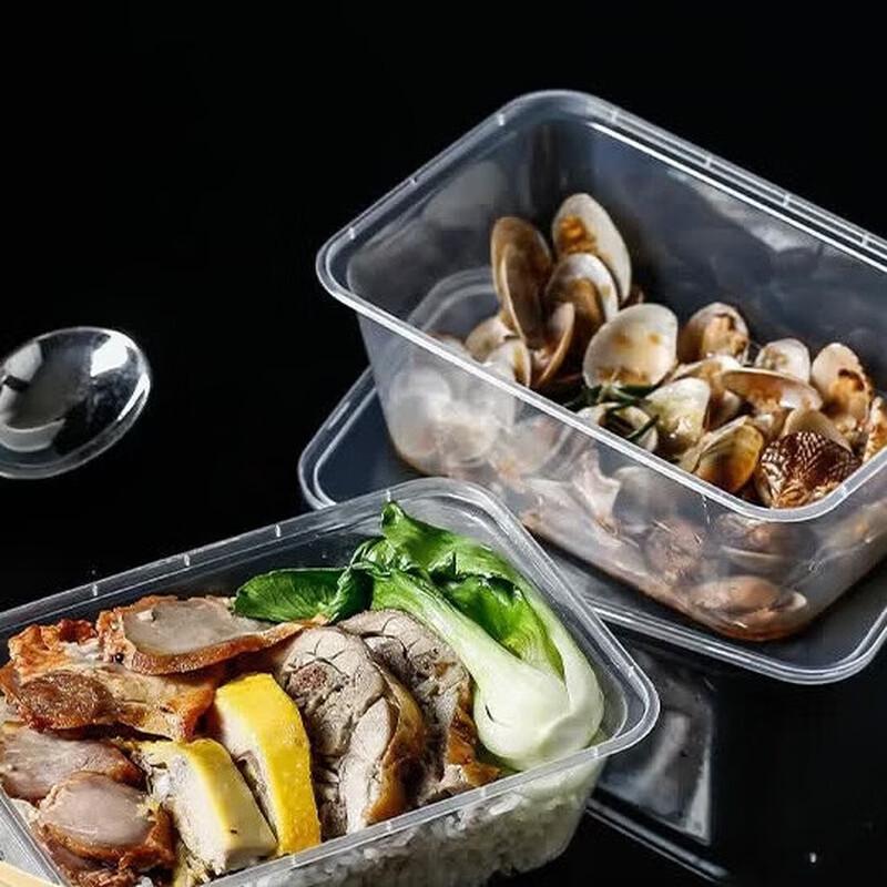 MAXCOOK Disposable Square Food Containers