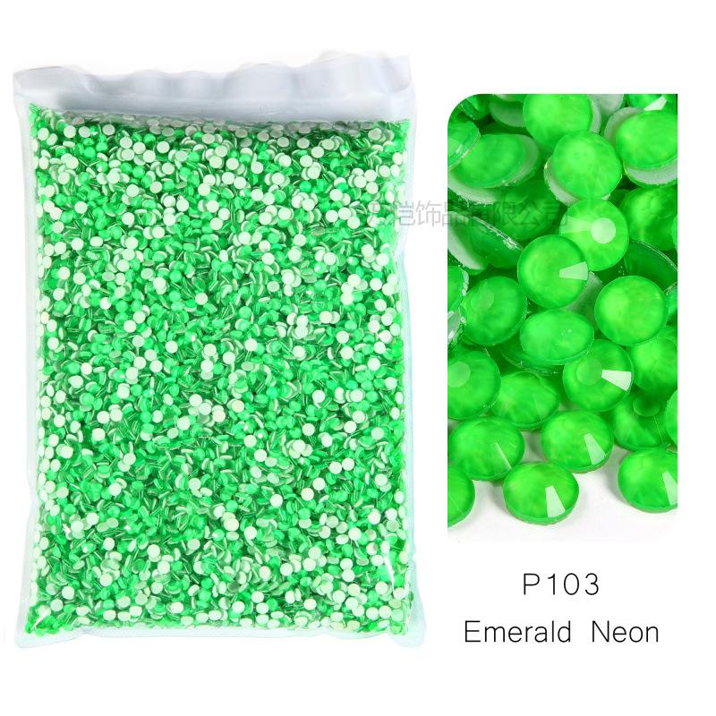 Large Packaging Uniform Glass Imitation Austrian Hot Diamond, Hot Melt Adhesive Bottom Diy Clothing Shoes And Hats Jewelry Rhinestone