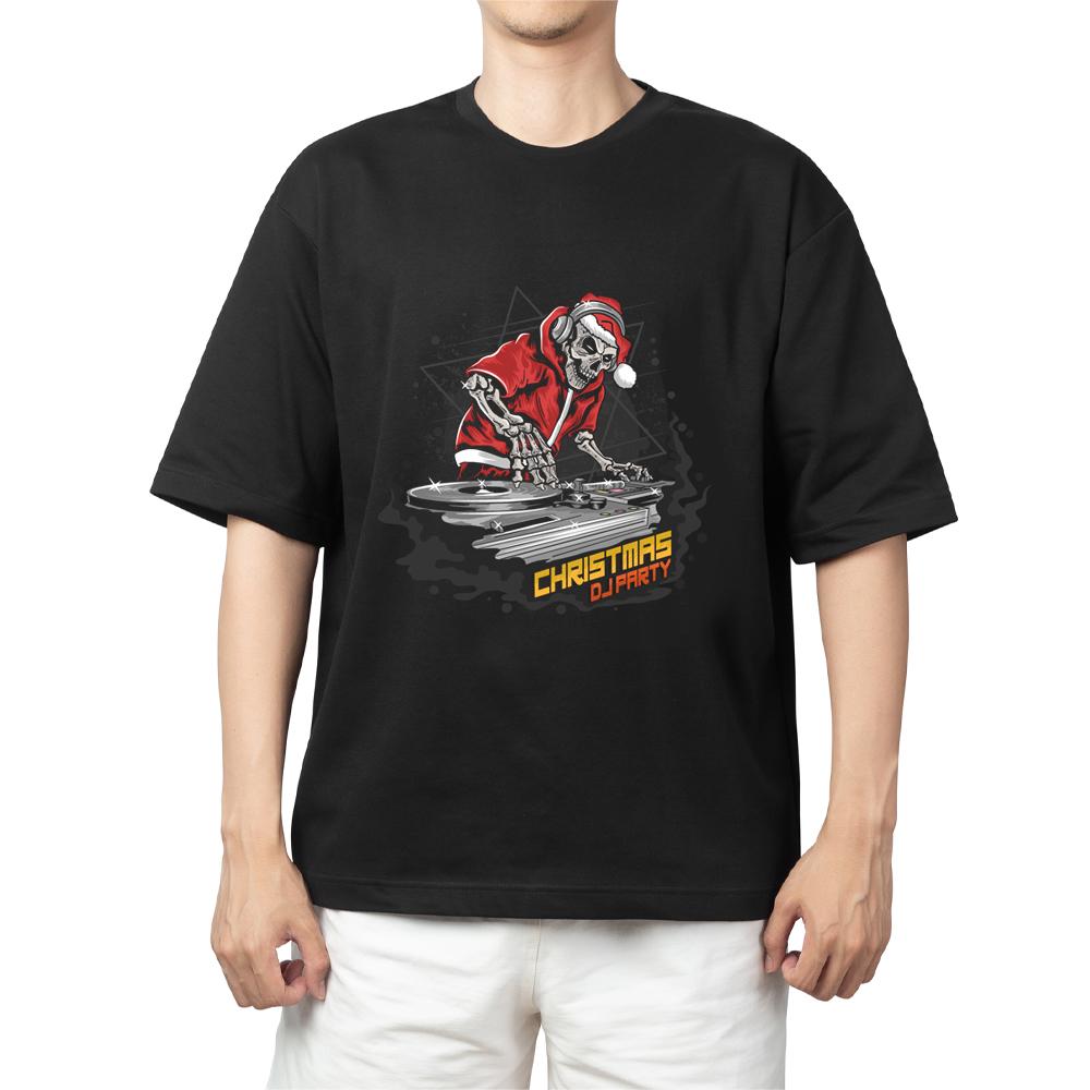 

Креативная Модная Брендовая Персонализированная Скелет DJ Диск-Плеер Музыка Рок Унисекс Свободная и Повседневная Хлопковая Футболка с Коротким Рукавом S