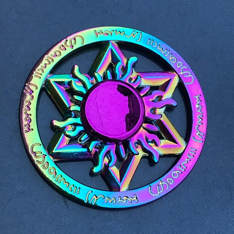 Rotary Spinner Fingertip Toy Interactive Anxiety Relief High Speed Spinner Novelty Sensory Toy for Autism Child Dropship