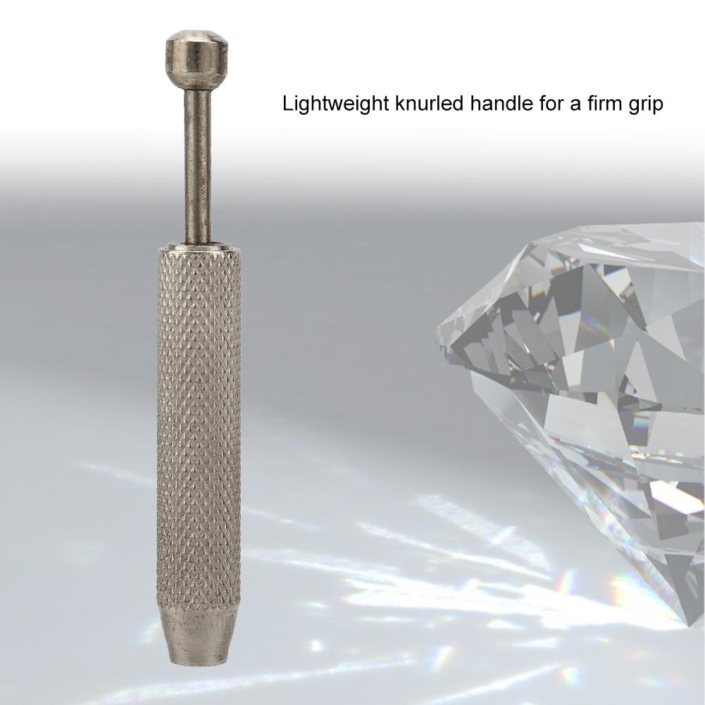 Stainless Steel Diamond Claw Pick Up Tool Tweezers for Jewelry Stone Beads (3 Prongs)