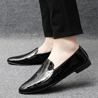 Leder-Loafer für Herren: Atmungsaktive Slipper-Fahrschuhe mit weicher Sohle