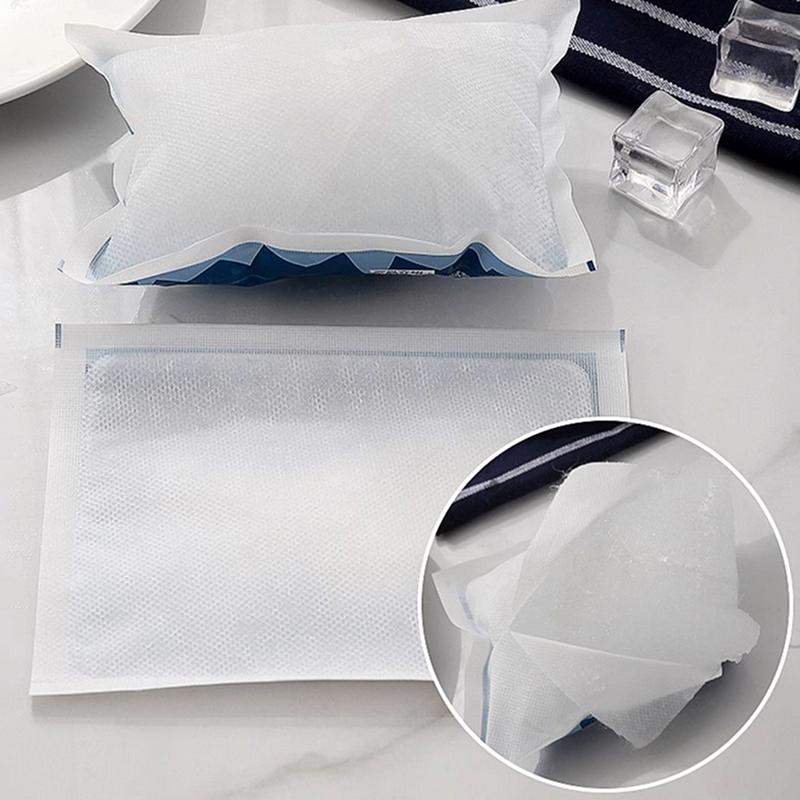 1Pcs Reusable Ice Pack Bag Self-Priming Icing Cooler Bag Pain Cold Compress Drinks Refrigerate Picnic Food Keep Fresh Ice Packs