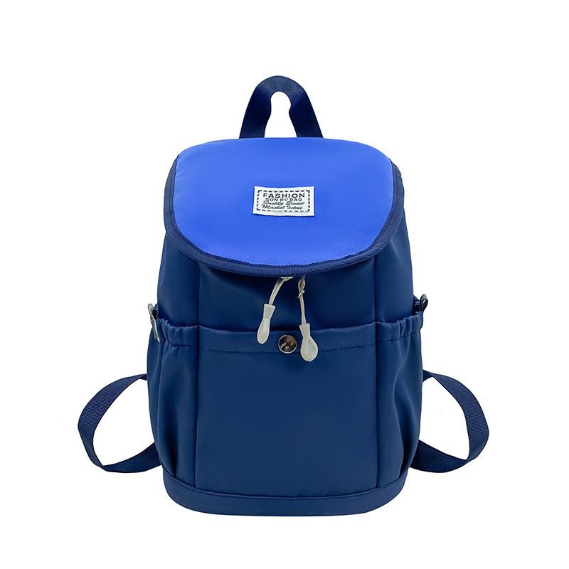 Fashionable Colorful Toddler Backpack With Durable Polyester Lining For Daily Activities синий