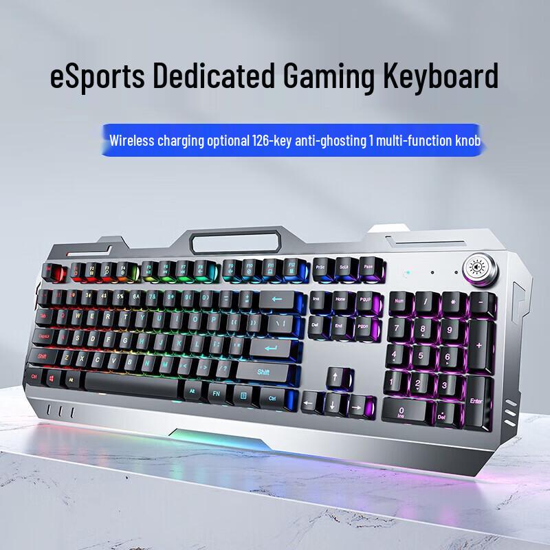 EWEADN GX810 Wired Membrane Gaming Keyboard and Mouse Combo