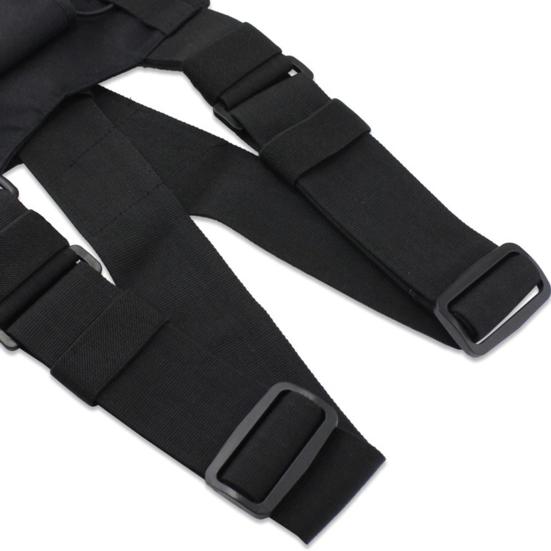 Universal Two Way Radio Chest Bag Hands-Free Walkie-Talkie Holder Adjustable Water Resistant Front Vest Bag