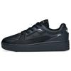 New Life Collection Lightweight And Wear Resistant Low Top Skateboard Shoes Men's Black Gray Silver 912218066-3