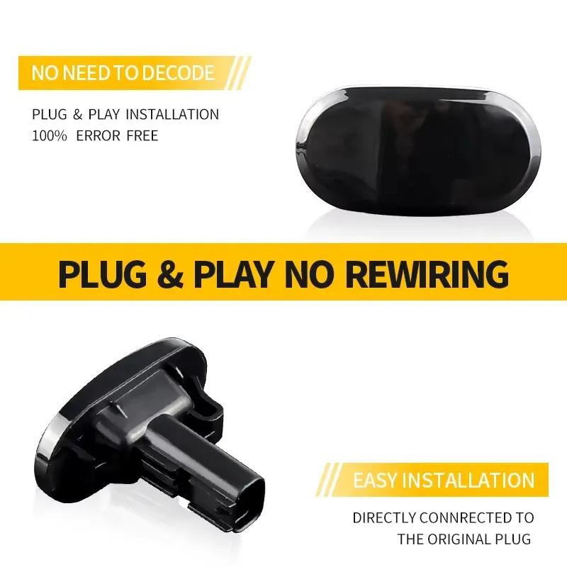 2PCS Led Dynamic Side Marker Turn Signal Indicator Repeater Light For SUZUKI JIMNY JB64W JB74 JB23 JB64 1999-