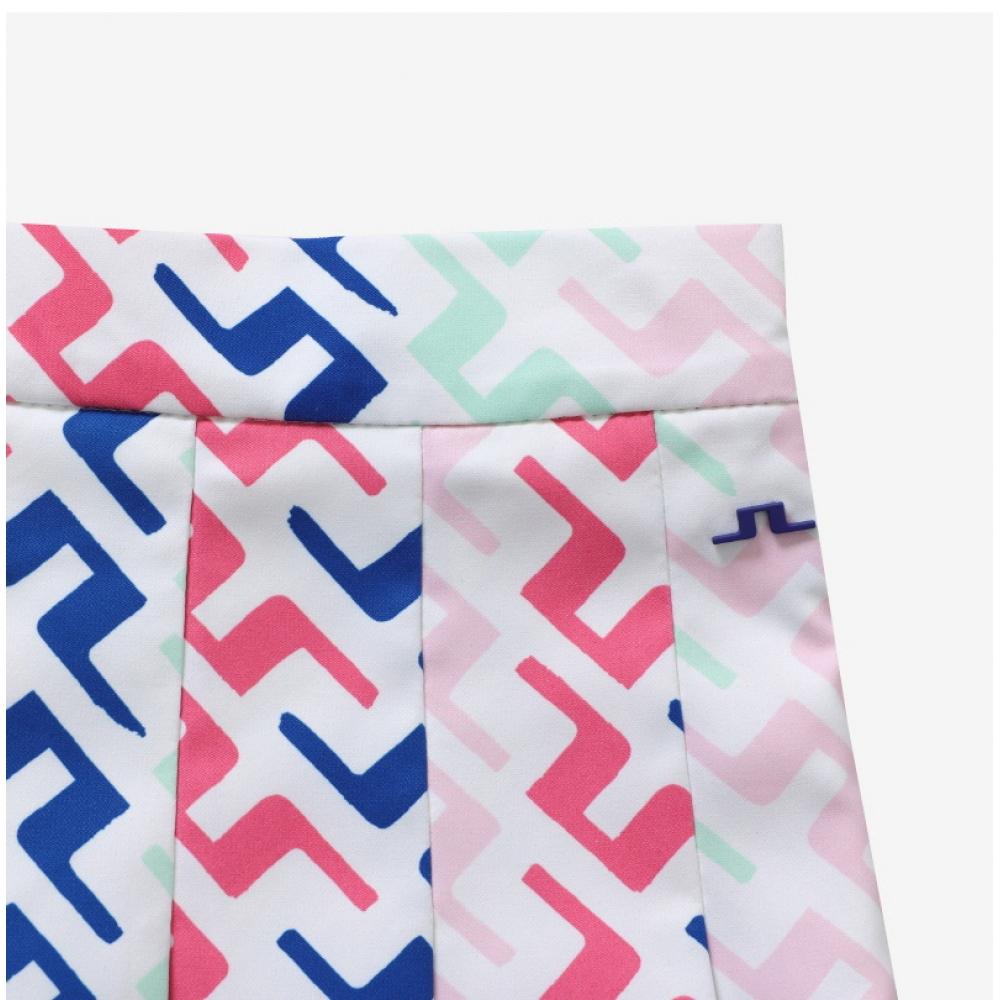 Jay Lindberg Gwsd08452 S190 Adina Print Pleated Tennis Golf Women Skirt