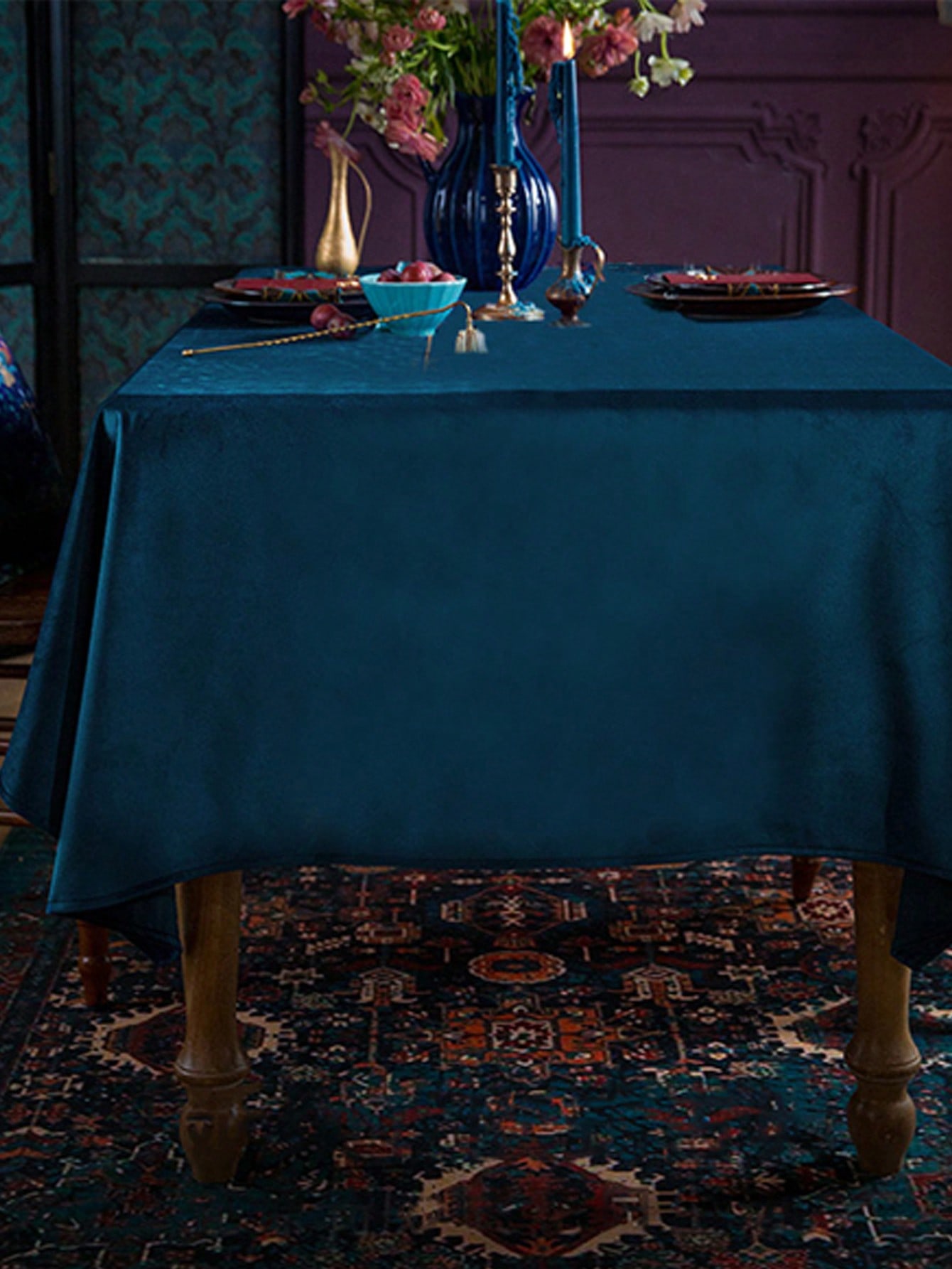 1 шт. Минималистичная однотонная скатерть – Современная элегантная накидка на стол для столовой, отеля, ресторана, кухни 60X60cm