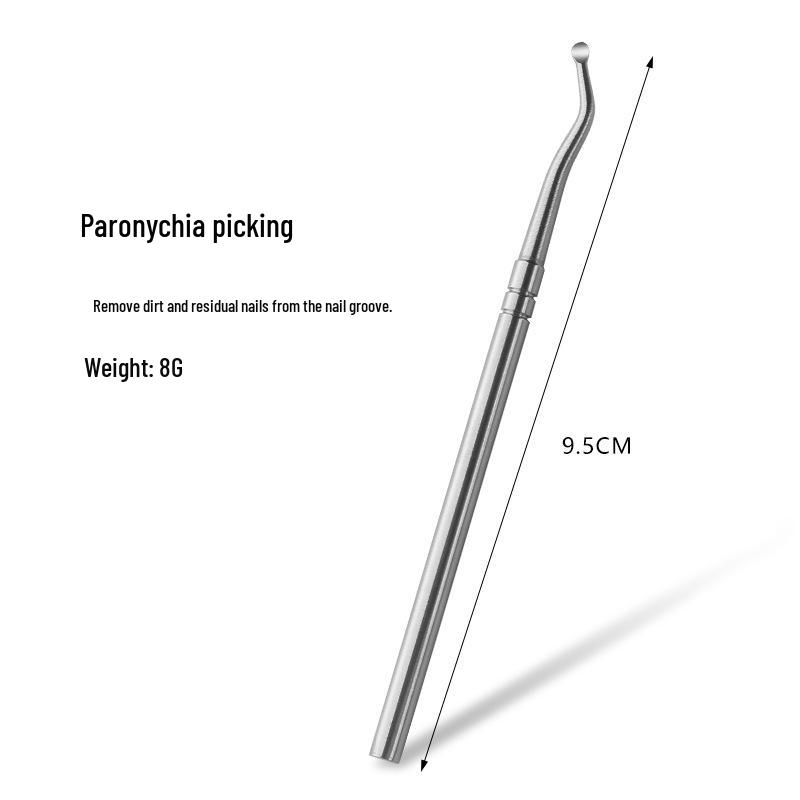 

Профессиональный набор кусачек для вросшего ногтя и двустороннего очистителя