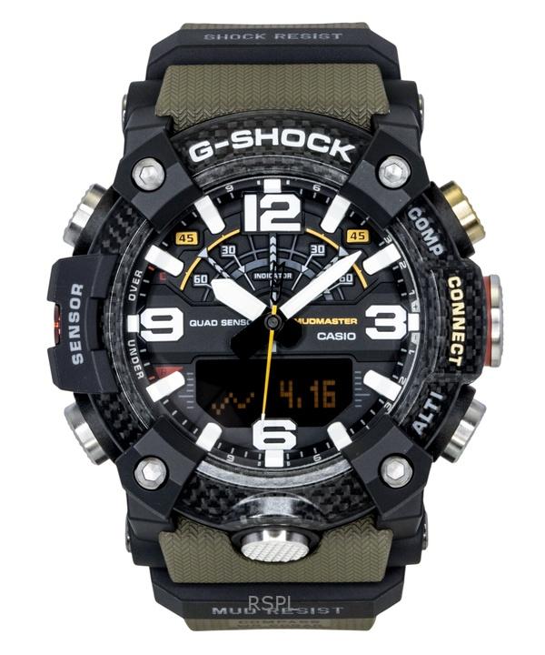 Casio G-Shock Master of G-Land Mudmaster Analog Digital Smartphone Link Black Dial Quartz GG-B100X-1A3 200M Men s Watch
