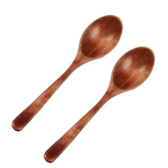 Convenient Lightweight Sturdy Solid Color Fine Workmanship Durable Wooden Spoon for Restaurant Wooden Scoop
