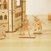 Hallisun 3D Wooden Puzzle for Adults (Ages 14+) - Assembly 3D Castle Puzzle - Mechanical Craft DIY Mechanical Wood Puzzle Toy Hobby Christmas Valentin