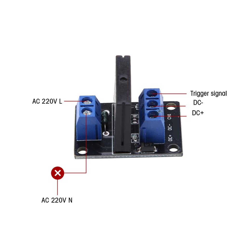 5Celsius12V 1-Channel High   Trigger   State Relay Module 250VAC 2A Output with   (5V)