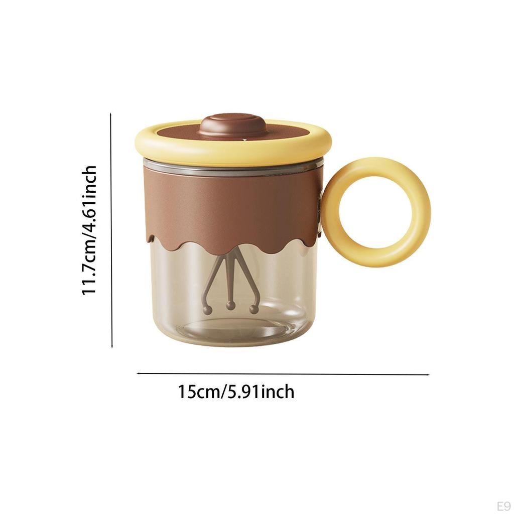 With Lid, Automatic , 400ML Lightweight for Protein Powder, Coffee, Kitchen