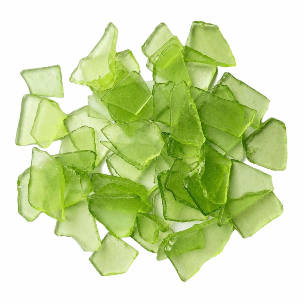 Frosted Sea Glass Pieces DIY Art Crafts Unique Crushed Sea Glass Irregular Tumbled Sea Glass Decor Home Decor
