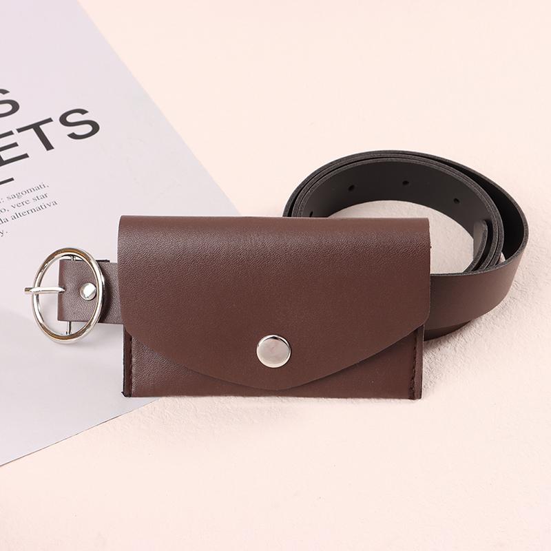 

100 см поясной ремень регулируемый ПУ поясная сумка металлическая пряжка кошелек телефон сумка женские декоративные ремни продавец рабочая сумка кофейный