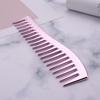Resin Electroplating Hairdressing Comb Large Wide Tooth Comb Haircut Tool Barber Clipper Combs for Beauty Salons Home Use