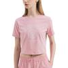 New York Yankees MLB Letter Vintage Print Comfortable Sports Short Sleeve Summer Breathable T-Shirt Women Tops Light-Pink 3FTSN0143-50PKM