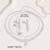 European & American Style Zirconia Necklace & Earrings Set - Full Diamond Wedding Jewelry