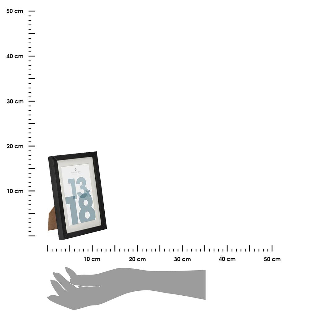 Manu Photo Frame Black 13 x 18