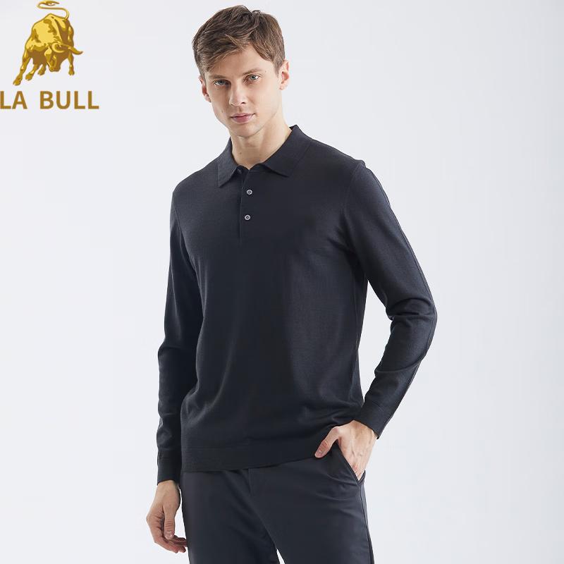 

Мужской шерстяной свитер-поло LA BULL в деловом повседневном стиле 3XL