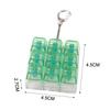 Hot 9 Keys Mechanical Keyboard Axis Tester Finger Keyboards Key Toy Stress Relief Fidget Button Toys Keycap Keychain Gift