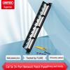 UNITEK 24-Port Cat5e 1U Rackmount Patch Panel