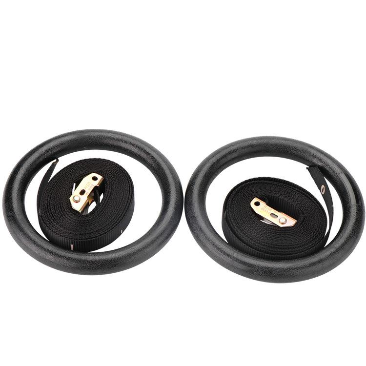 Oem Fitness Adjustable Strap Core Strength Exercise Indoor Gymnastics Birch Wood Pulling Fitness Circle чёрный