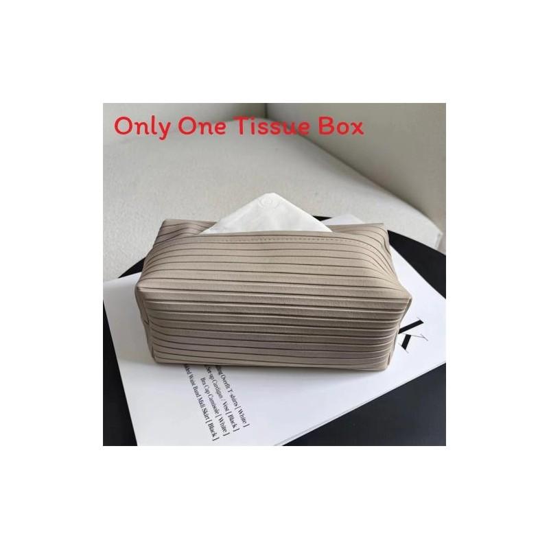 Modern Minimalist Leather Tissue Box With Design For Car And Home Use