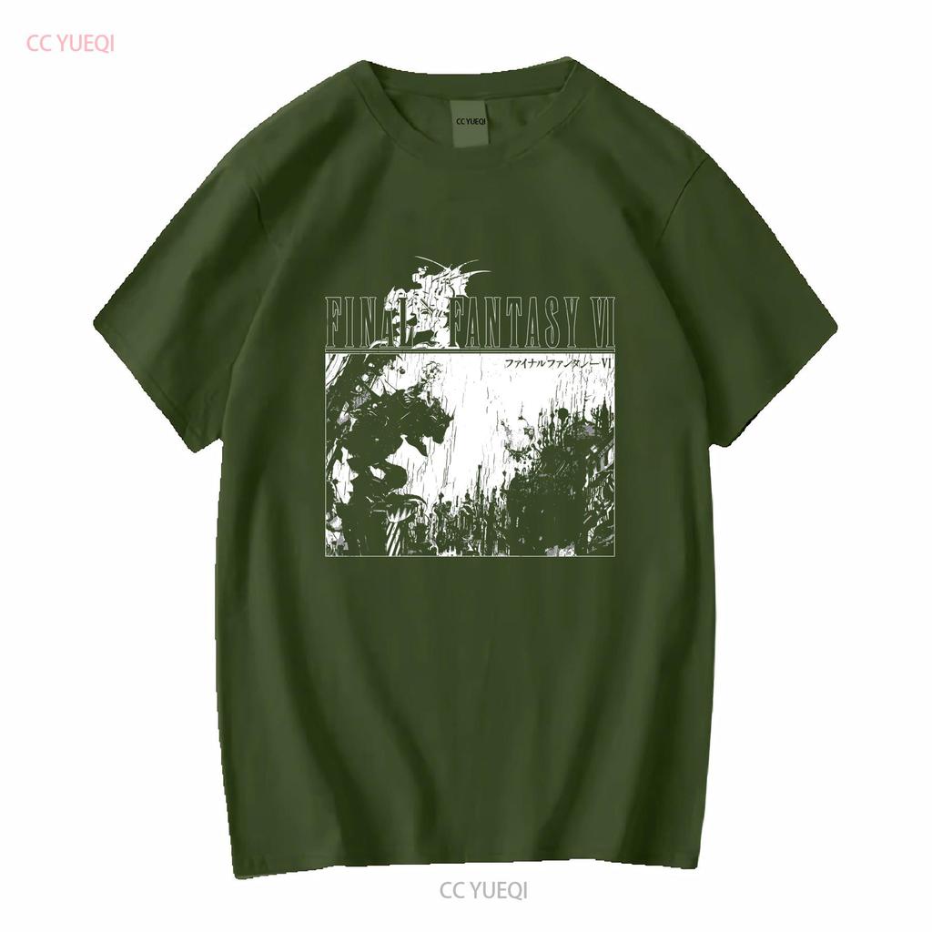 Final Fantasy VI T Shirt Vintage Style 6 long or short sleeves vintage Washed designer clothes Slightly Comfortable streetwear